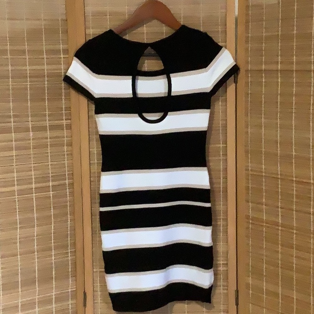 Bebe Bold Striped Mini Dress - Picture 5 of 6